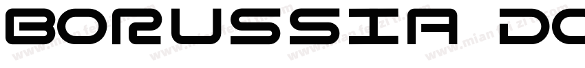 Borussia Dortmund 1516 Regular字体转换